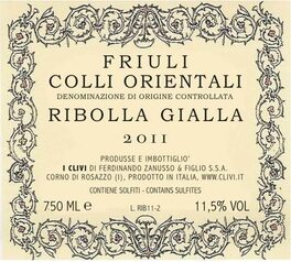 Colli Orientali Del Friuli White Wine
