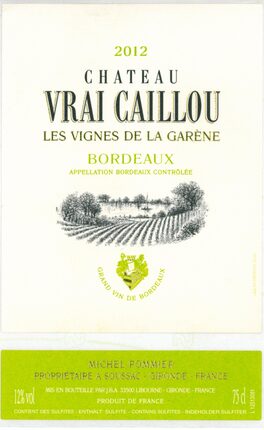 Vrai Caillou Les Vignes De La Garene