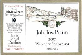 Wehlener Sonnenuhr Auslese