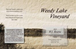 Reserve Red Wine