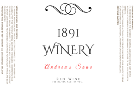 1891 Winery Red Wine