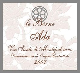 Le Berne Vin Santo Di Montepulciano