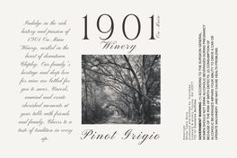 1901 Winery Pinot Grigio