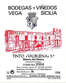 Bodegas Y Vinedos Vega Sicilia