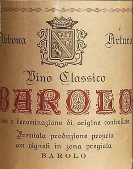 Arturo Abbona Barolo