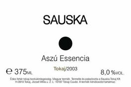 Tokaji Aszú Essencia