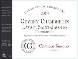 Gevrey-Chambertin Lavaut Saint-Jacques Premier Cru