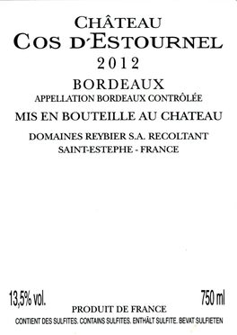 Cos D'estournel