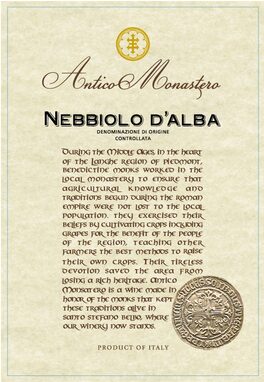 Antico Monastero Nebbiolo D'alba