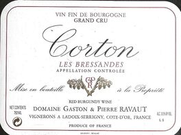 Vin Fin De Bourgogne Grand Cru Corton