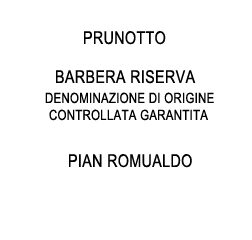 Pian Romualdo Riserva