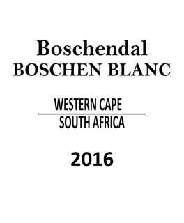 Boschen Blanc