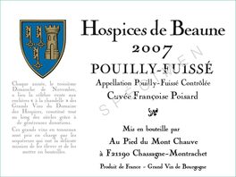 Cuvee Francoise Poisard