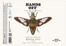 100% Hands Off Low Intervention Limited Edition Riesling Dry Still White Wine