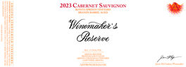 Cabernet Sauvignon Bonita Springs Vineyard Brandy Barrel Aged Winemaker's Reserve