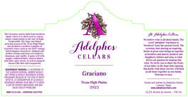 Graciano Texas High Plains