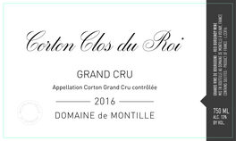 Corton Clos du Roi