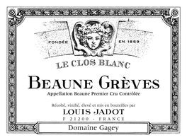 Greves Le Clos Blanc