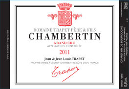Chambertin Grand Cru