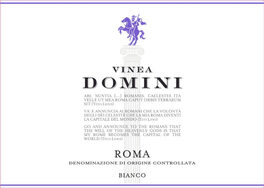 Vinea Domini White Wine Roma
