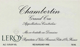 Chambertin Grand Cru