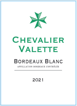 Chevalier Valette Bordeaux Blanc
