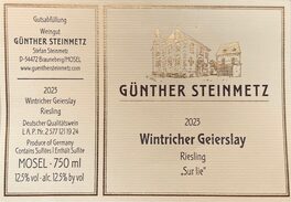 Wintricher Geierslay Sur Lie