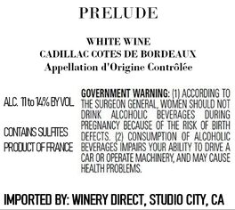 Prelude White Wine