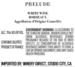 Prelude White Wine