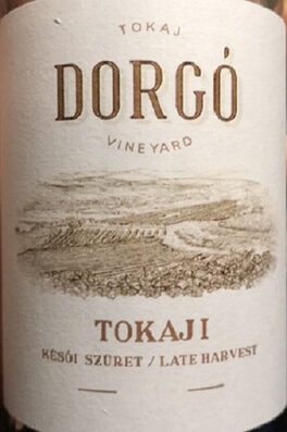 Dorgo Vineyard Furmint Late Harvest