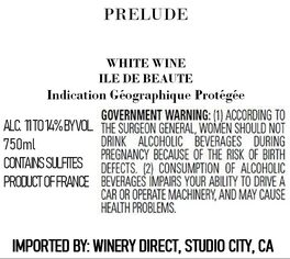 Prelude White Wine