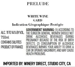 Prelude White Wine