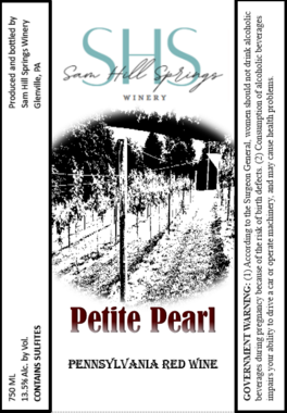 Petite Pearl Pennsylvania Red Wine