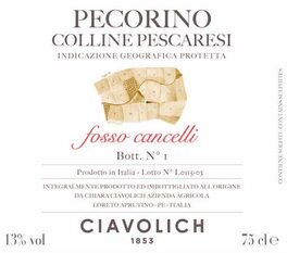 Vintage Pecorino