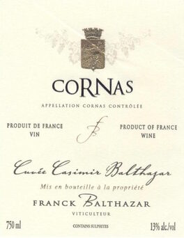 Cuvée Casimir Balthazar