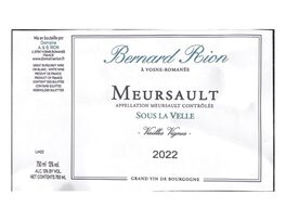 Meursault Sous La Velle
