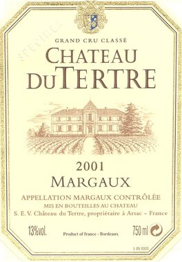 Specimen Grand Cru Classé