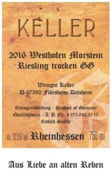 Westhofen Morstein Riesling trocken GG