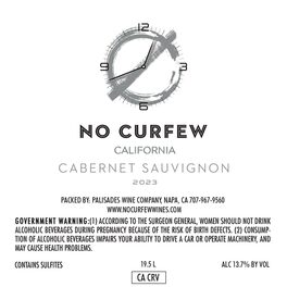 12 No Curfew Cabernet Sauvignon