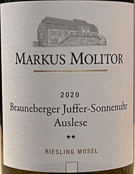 Brauneberger Juffer - Sonnenuhr Auslese Riesling