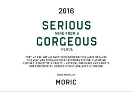 Serious Wine From A Gorgeous Place