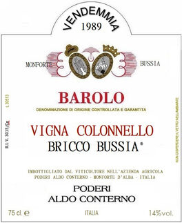 Bricco Bussia Vigna Colonnello