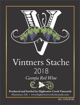 Vintners Stache