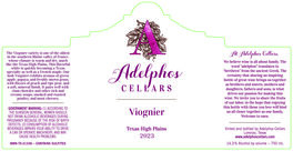 Viognier Texas High Plains