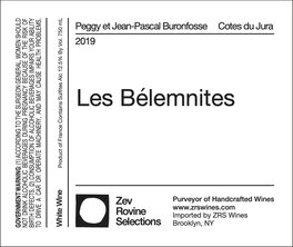 Les Belemnites
