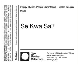Se Kwa Sa?