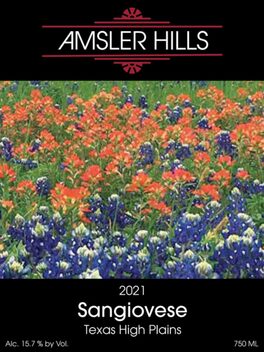 Sangiovese Texas High Plains