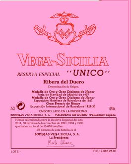 Unico Reserva Especial