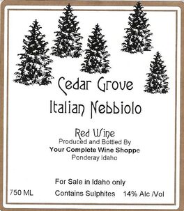 Italian Nebbiolo