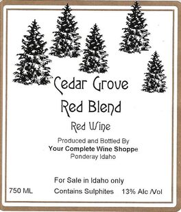 Cedar Grove Red Blend